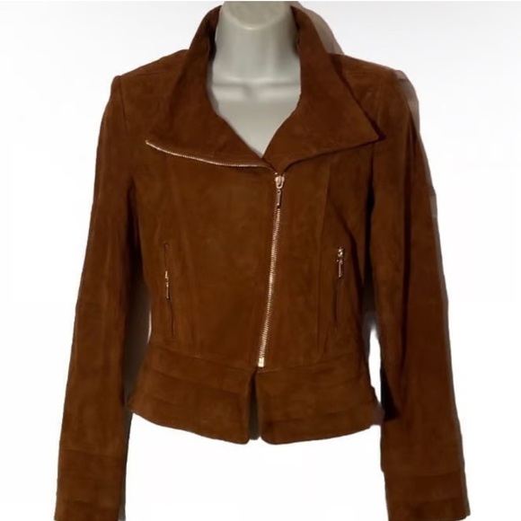 White House Black Market Jackets & Blazers - Brown Suede Women's Jacket